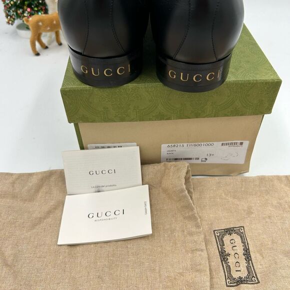 Men’s Gucci lace up oxfords size 13.5 made in Italy - Picture 8 of 10
